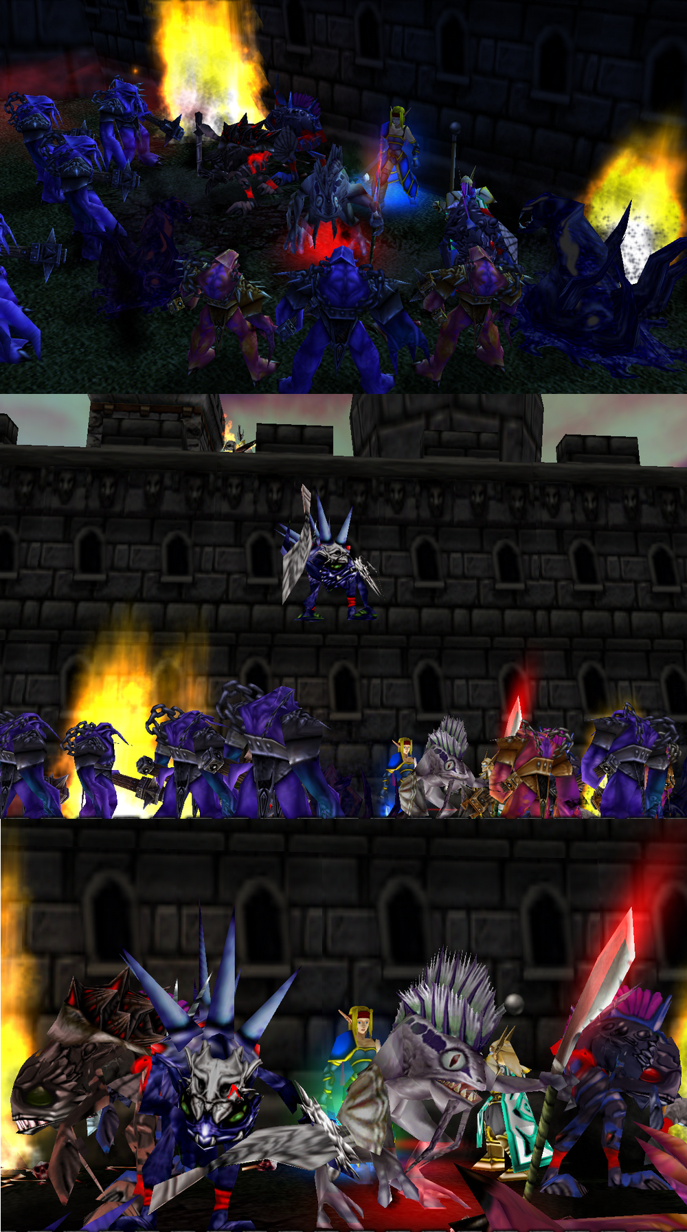 Chapter 17

"Brothers in Arms"

Faceless were surrounding Tyreal, Shadow and Mur'ar. Tyreal was still not feeling good after the encounter with Av