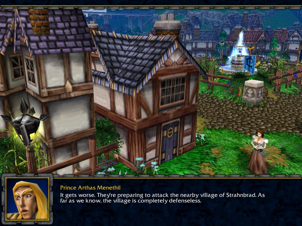 Chapter One featuring Arthas Menethil and beautiful village of Strahnbrad.