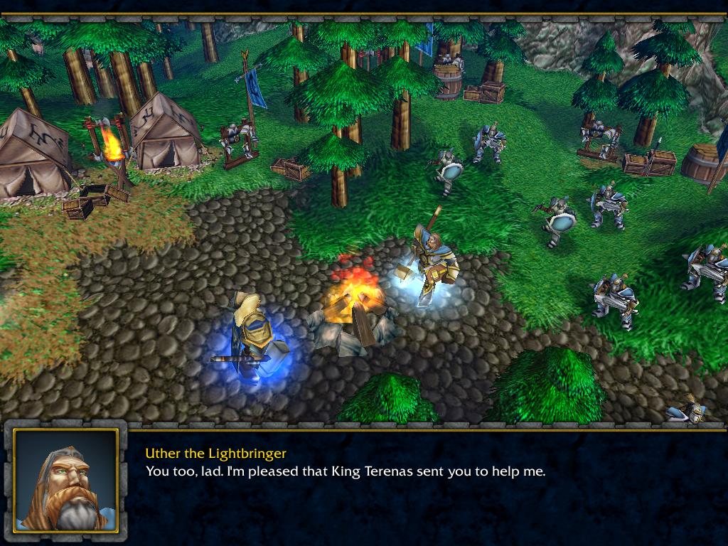 Chapter One featuring Arthas Menethil, Uther the Lightbringer, the Silver Hand, a new unit called Axeman and a new hero called Captain Falric.