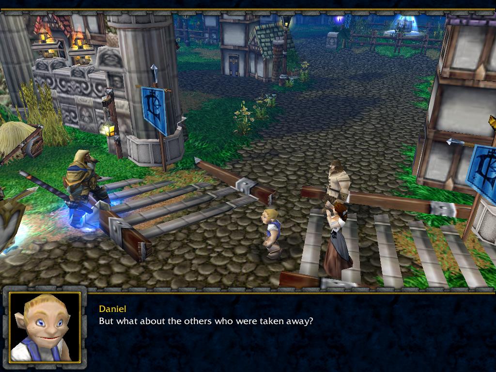 Chapter One featuring the gameplay and the new appearance of the village of Stranhbrad at the ending.