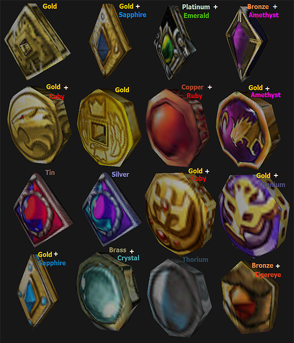 Charms / Coins / Amulets / Talismans / Trinkets
_______________________________________
Got bored so I started doing some simple models using textur