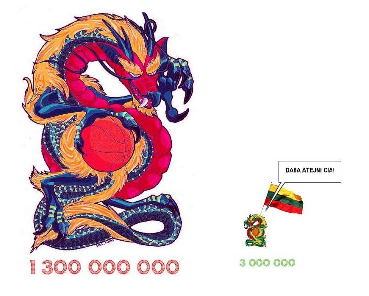 China - Lithuania
"Daba Atejni Cia" means, translated from Samogitian (Lithuanian region similiar to Scotland :)) "Come over here! Now!".