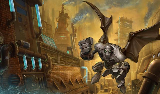 Chinese Artwork for the League of Legends Galio Hextech Skin
