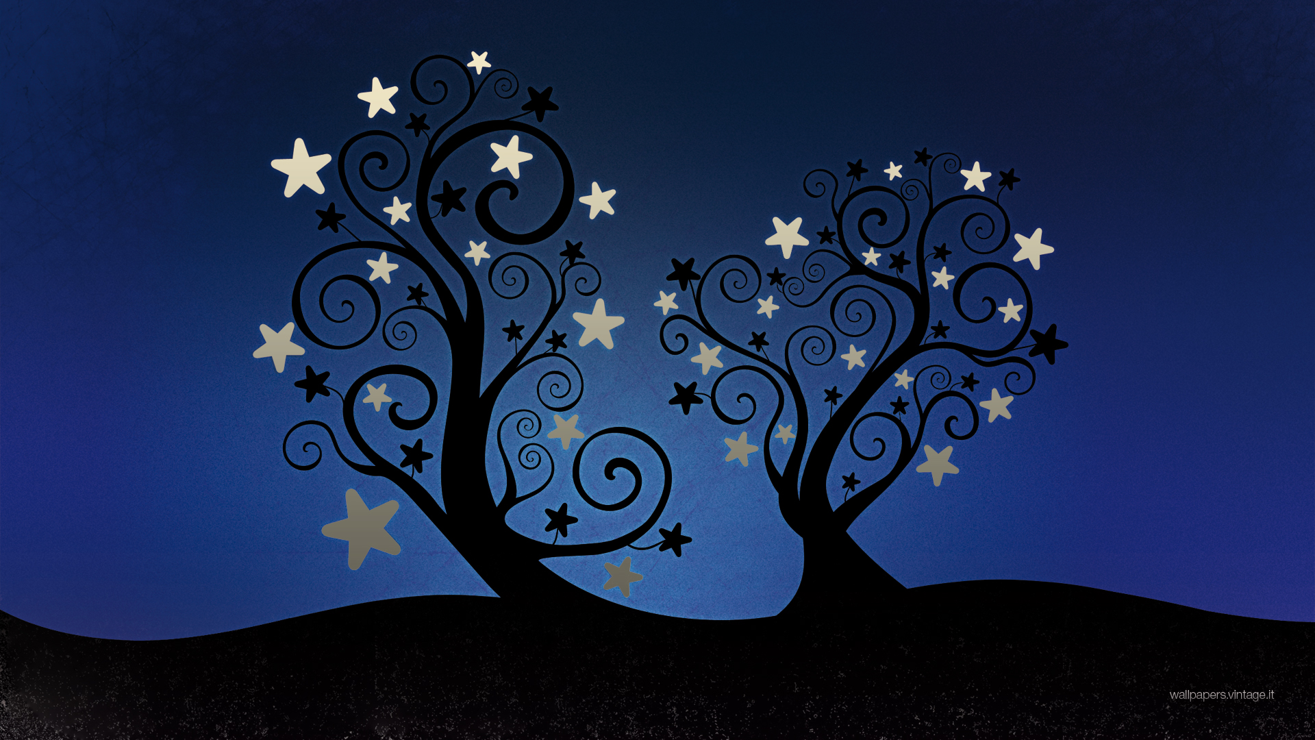Christmas Starleaves wallpaper 1920x1080