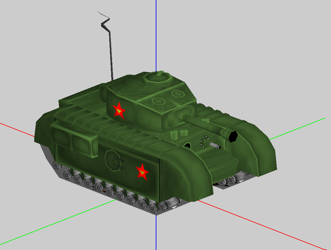 Churchill with Soviet vehicles textures