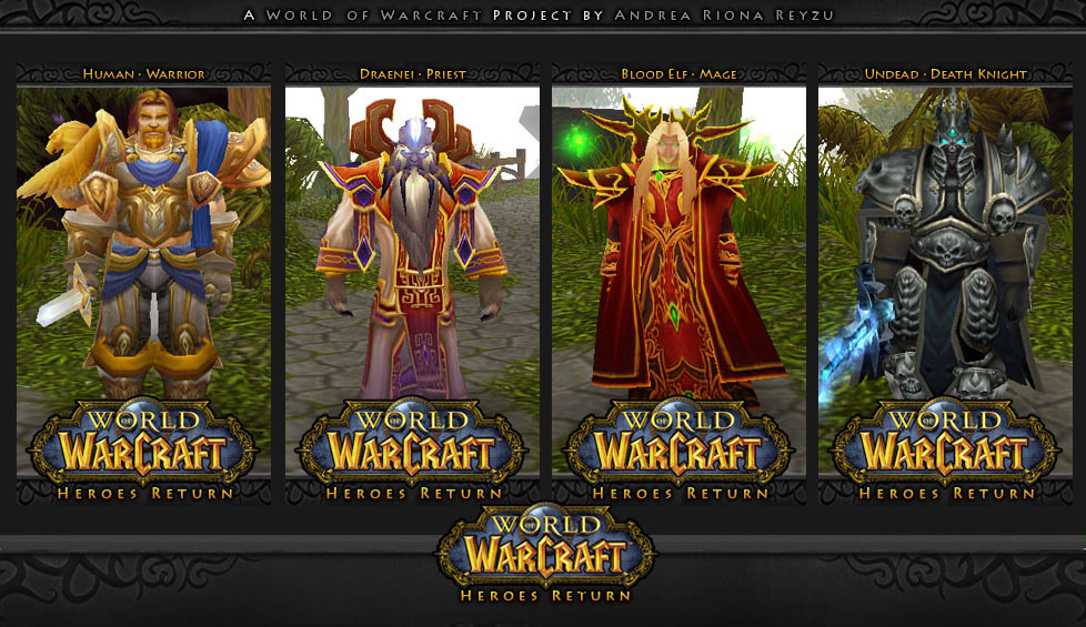 Class List on 1st alpha release - full looks of each classes' models.