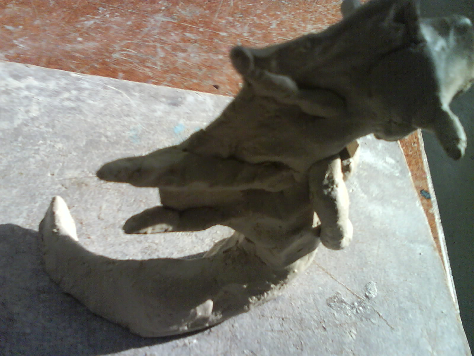 clay naga (not done...)i know his head is to big xþ
