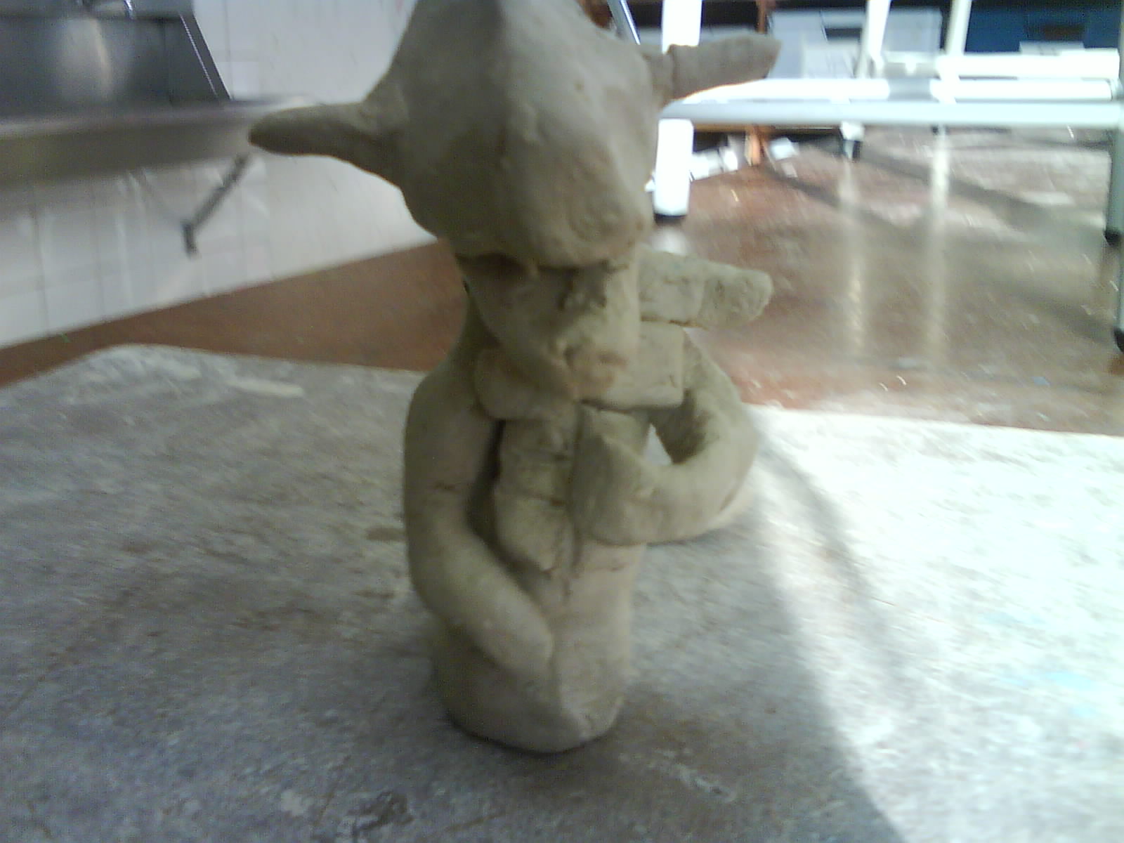 clay naga (not done...)i know his head is to big xD