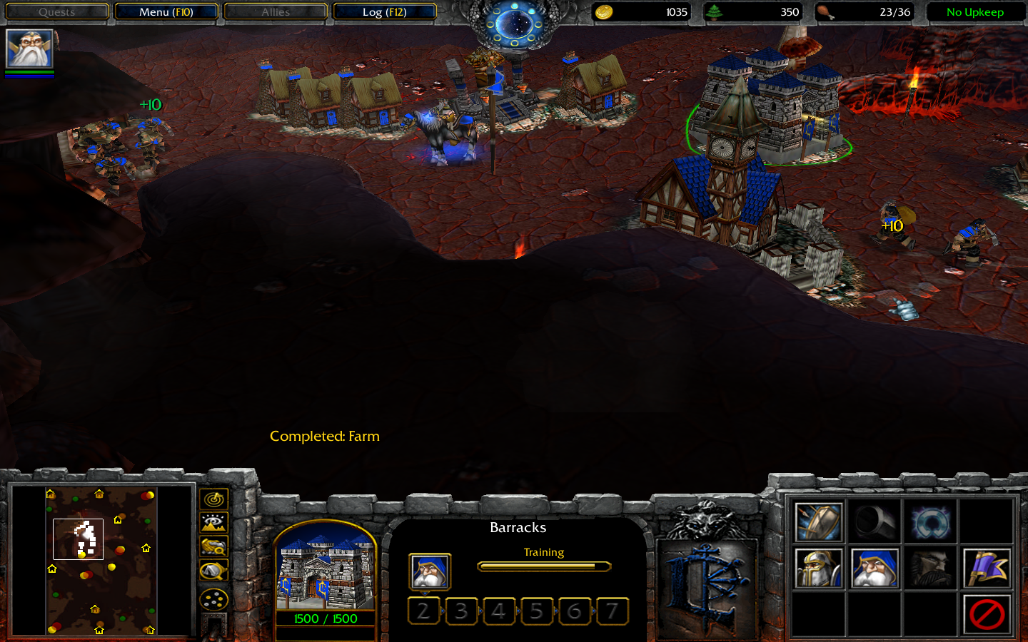 Cliff overlooking a starting location