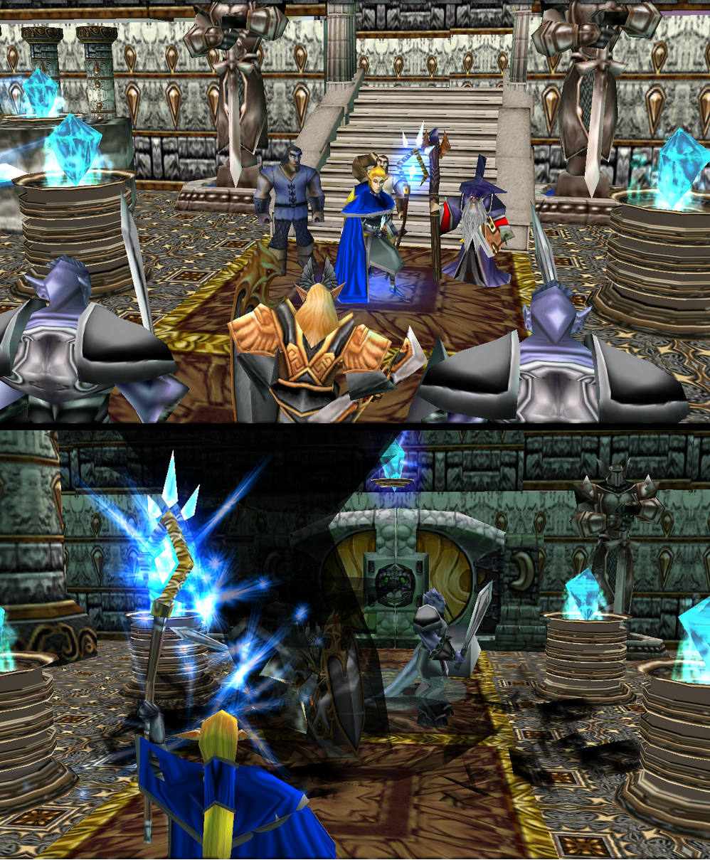 "Closer we get..."

Avoiding guards, magical traps and Jehovah's witnesses our brave antagonists get to the lower levels of spire. But something goe