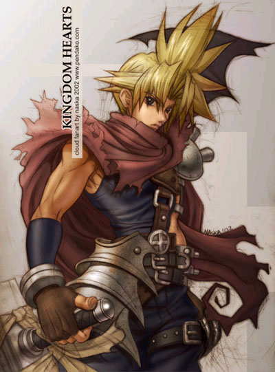 Cloud Strife in Kingdom Hearts
