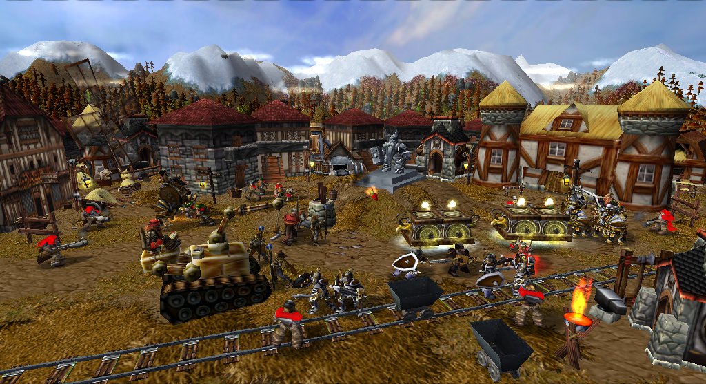 Collection of the tax in dwarf's village.