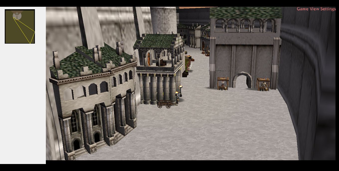 Combining different buildings and Walls. Also shows arms dealers. (Fingolfin's Buildings)