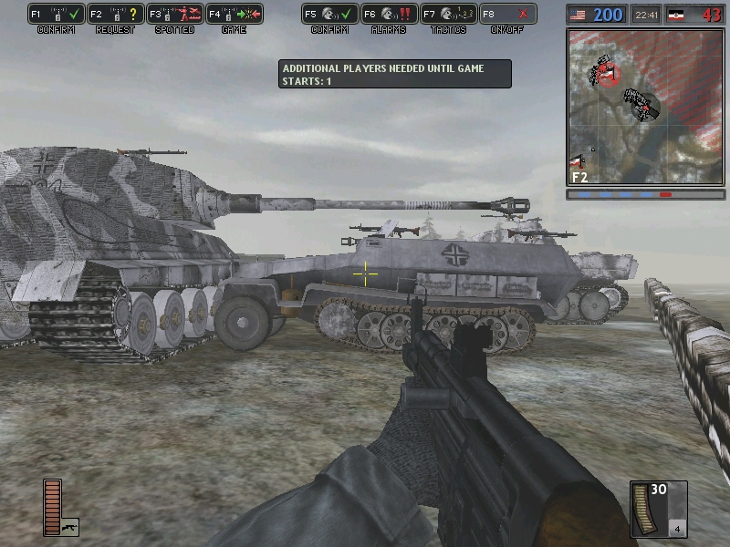 Comparison of length between a Panzer VI B Konigstiger cannon barrel to a Sdkfz 251 troop transport.

~Took from Battlegroup 42, a mod for Battlefie