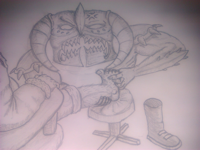 Concept Art Contest
Christmas Eve   
WiP 3

Alagremm: "Because Santa has a chair?"
Amargaard: "Maybe.. or perhaps because of this!"