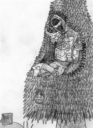 Concept Art Contest   
"Easter Bunny"
WiP 7

Alagremm: "No me..."
Amargaard: "Deolrin sitting in a tree, reading 'Not Twilight <3', not knowing A