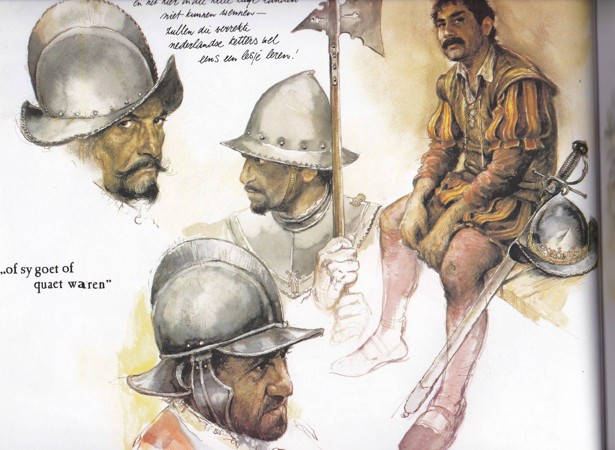 [concept] spanish soldiers' details