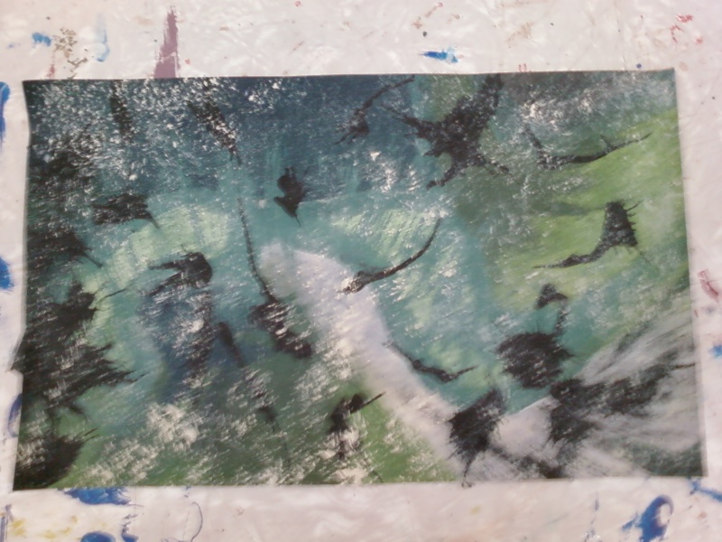 "Confluence" Done in acrylic.