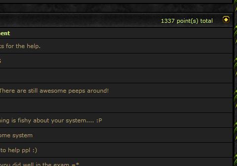 Continuing TriggerHappy's 1337 tradition, in a fresh new Rep version! :]
