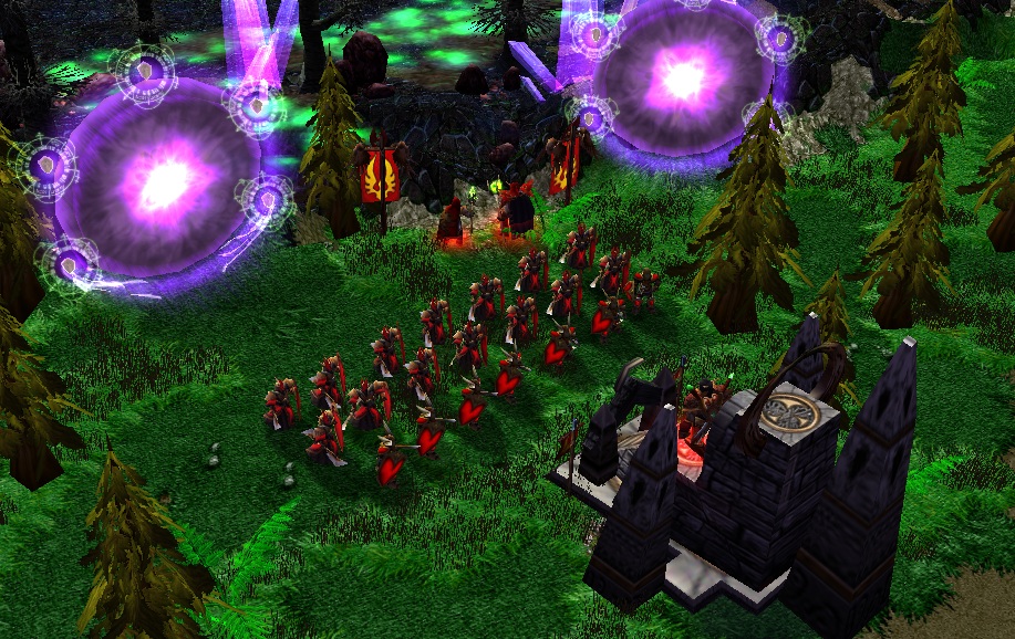 Corrupted Borders

As the first group was ready to enter the Blade's Edge mountains for preparations, Nalas Thel'anor, Grand Marshal of Al'ar's Legi