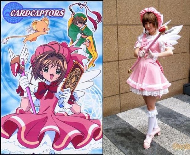 cosplay of Sakura from anime Card Captor Sakura ^^