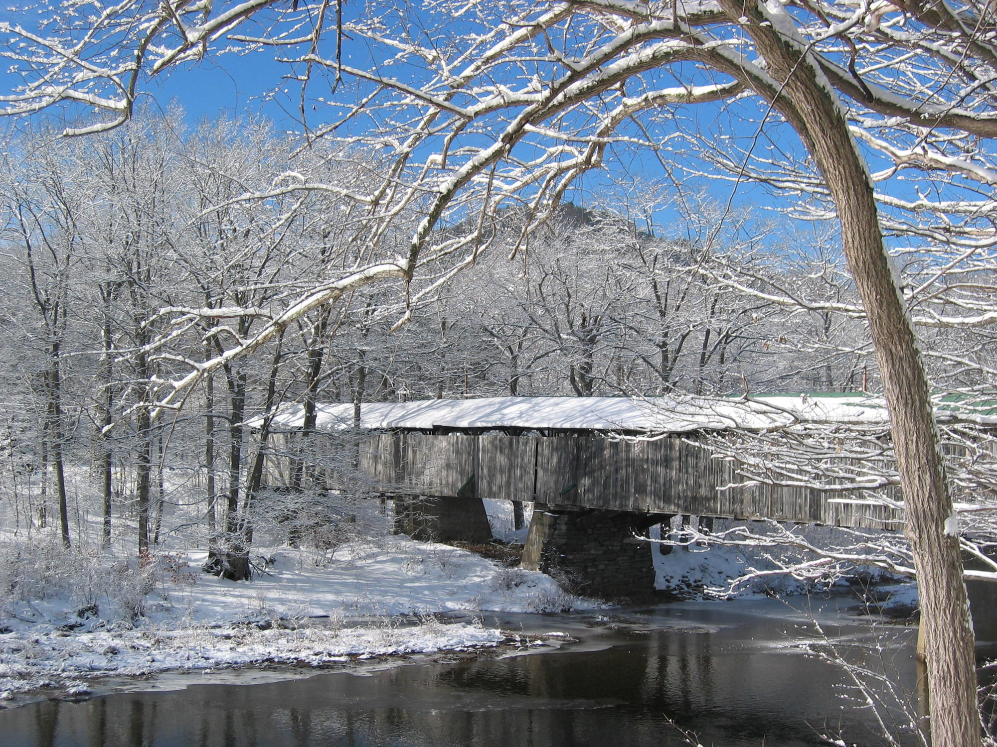 Covered bridge Vermont