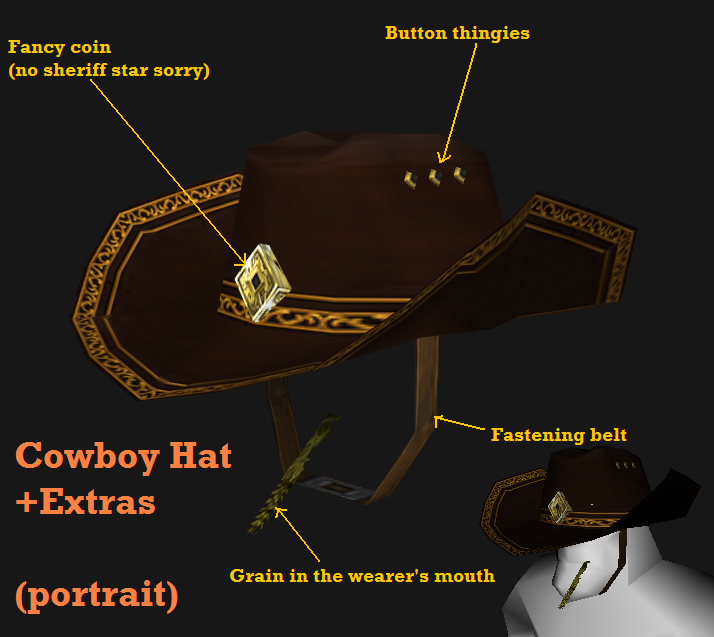 Cowboy Hat
+Extras