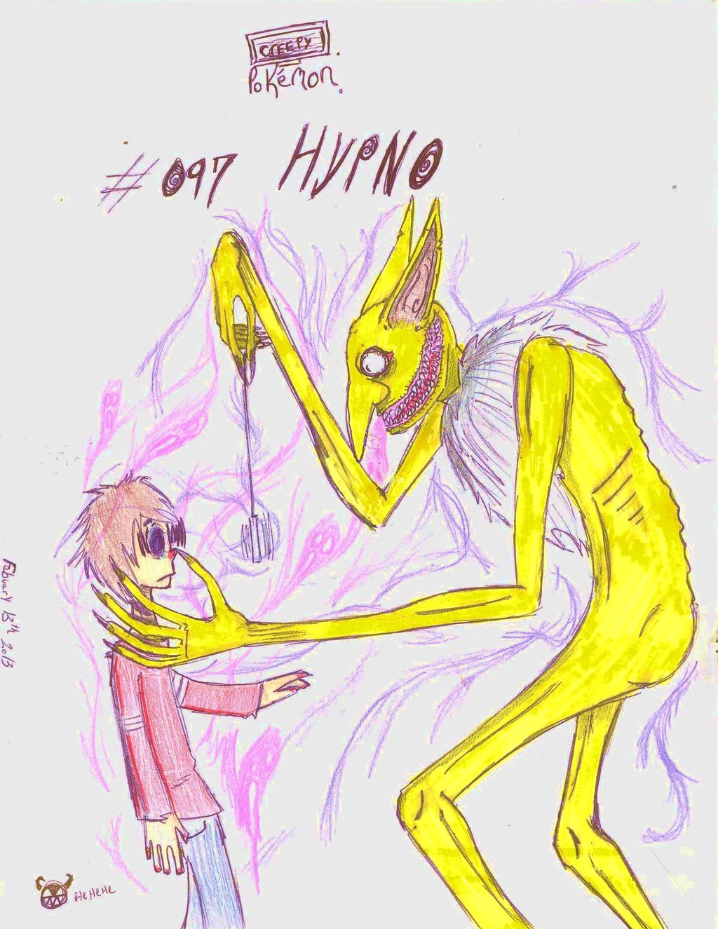 creepy pokemon hypno by hornboy d5utwpt