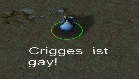 Crigges gay textsplat.