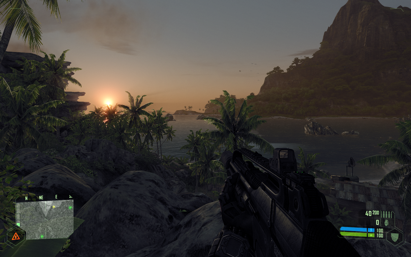 Crysis screenie. Nearly at the begining...