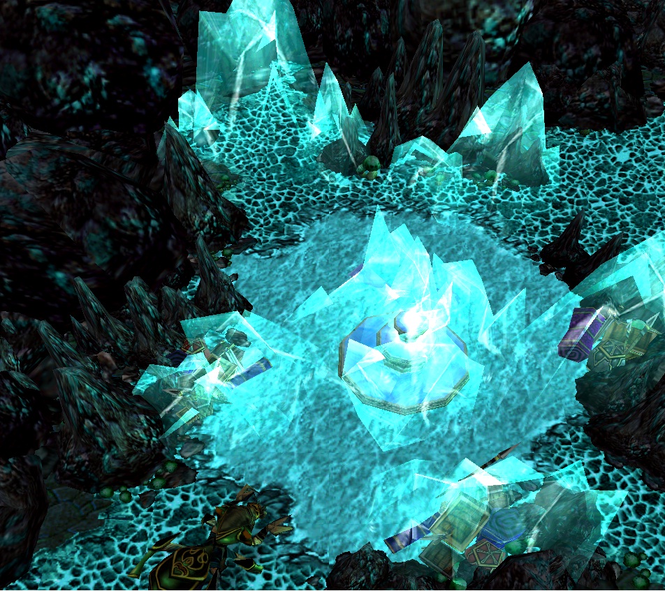 Crystal Fountain

A Nerub'al Warrior known as Azakk was inspecting the caverns and tunnels under Argus as the Spider Lord SLA had requested. He stum