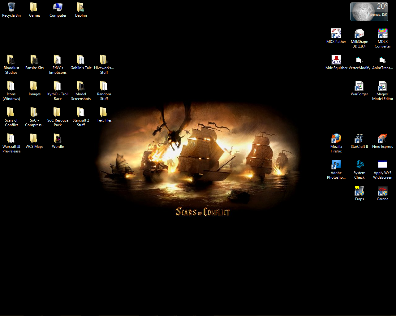 Current desktop. Scars of Conflict FTW!