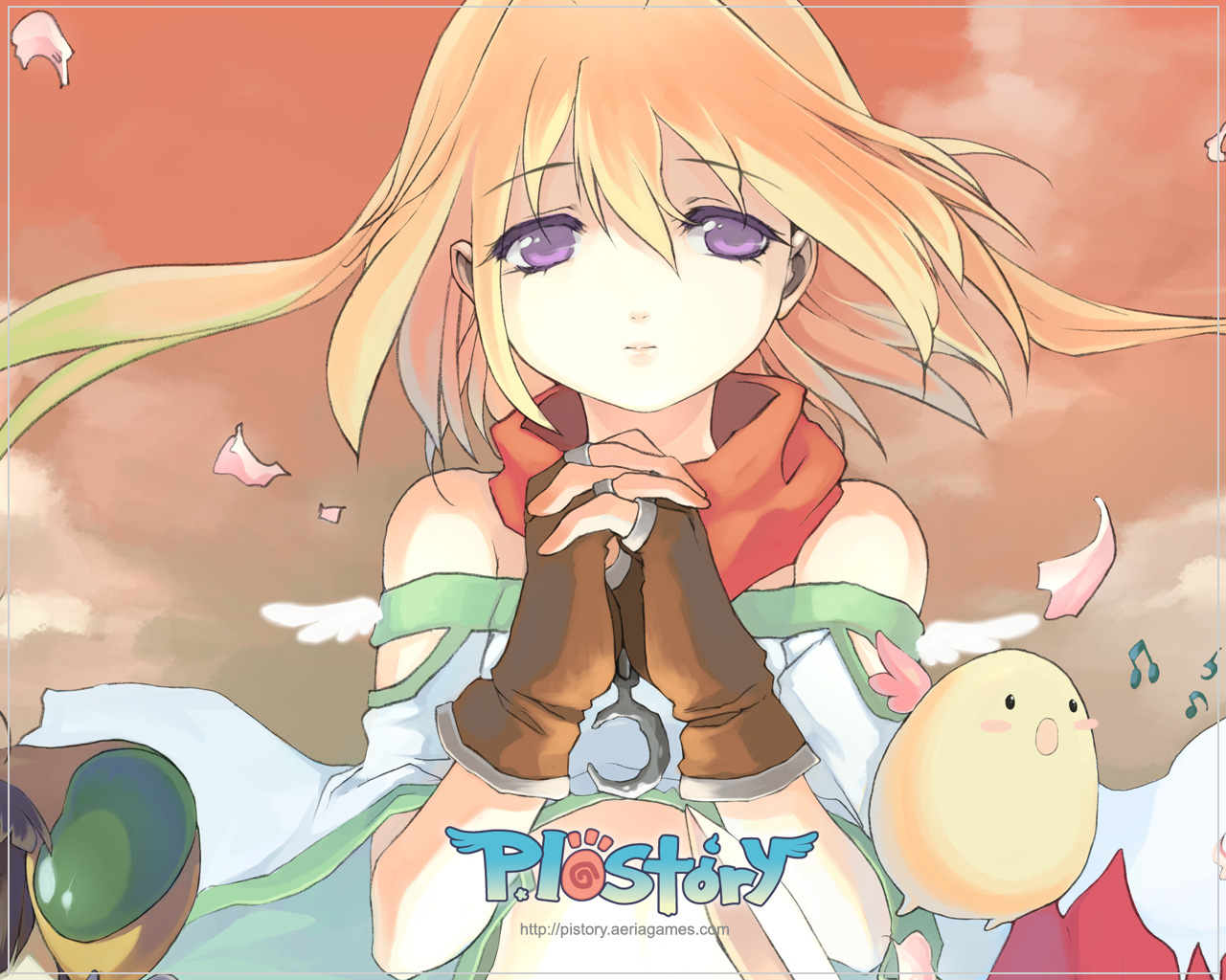 Cute wallpaper from the game P.I Story