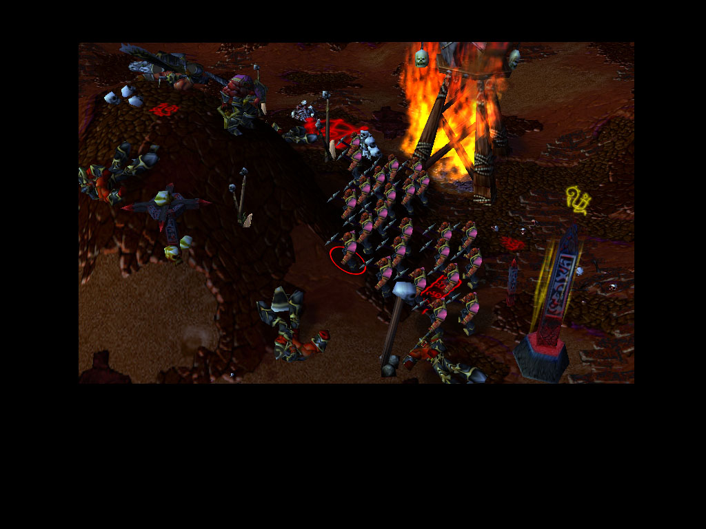 Daily Peon - The Pink Faction 
A rebelion has occured in the Hellfire Peninsula! A group of Fel Orc peons, called the "Pink Faction" is rebeling apon