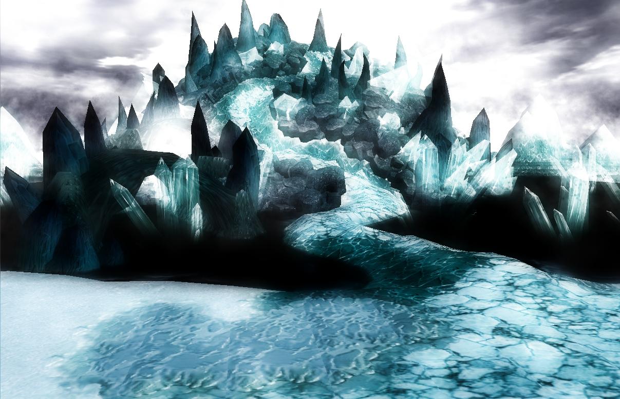 Dark ice Mountain