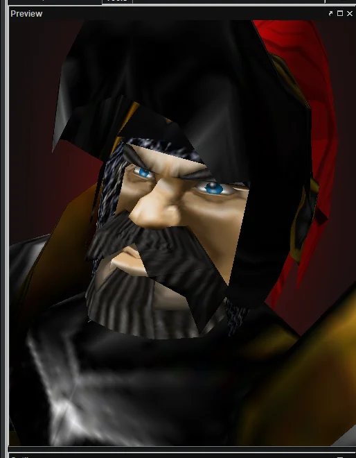 Dark Knight Gendarme - Portrait pose