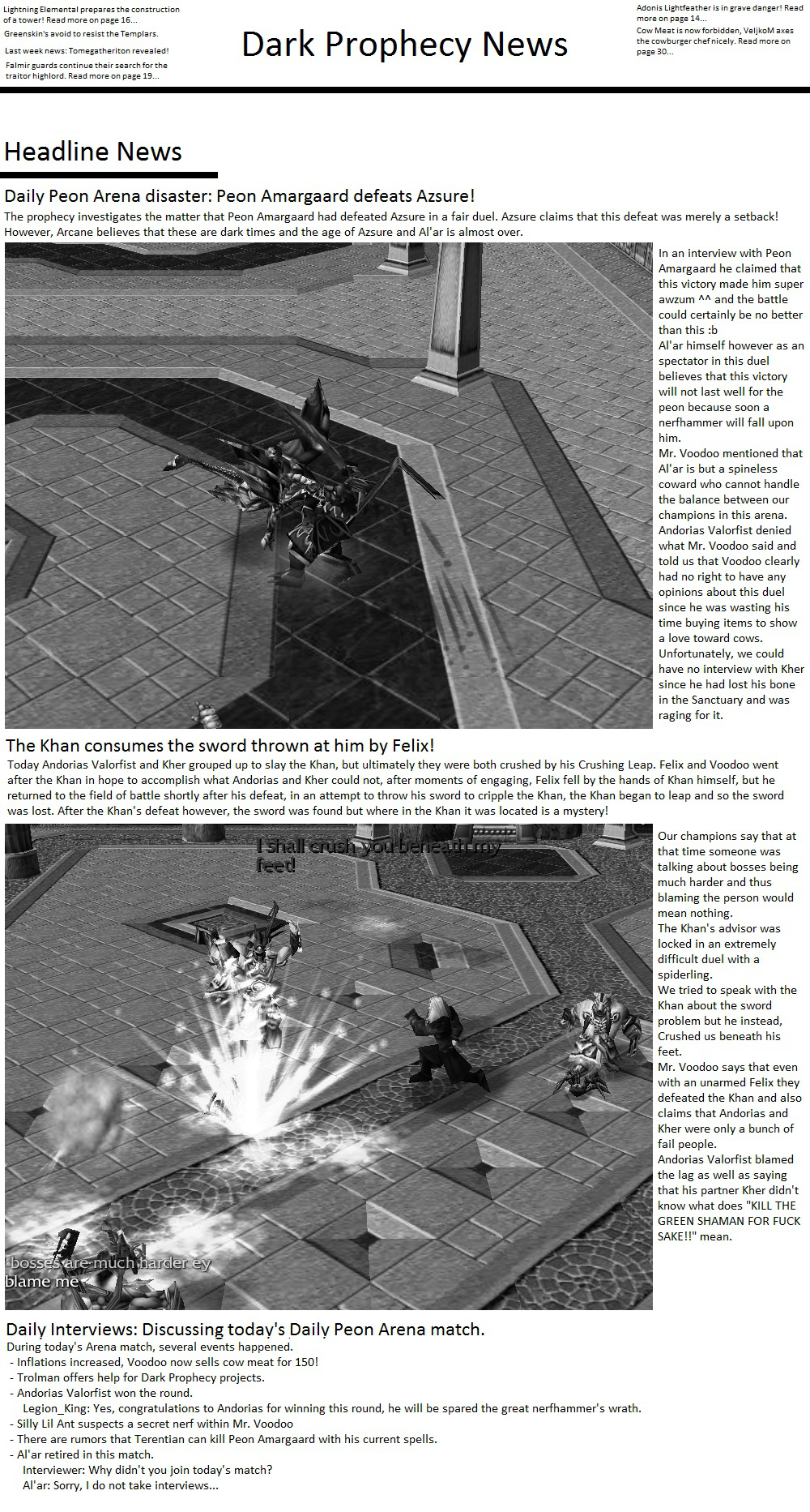 Dark Prophecy News 1