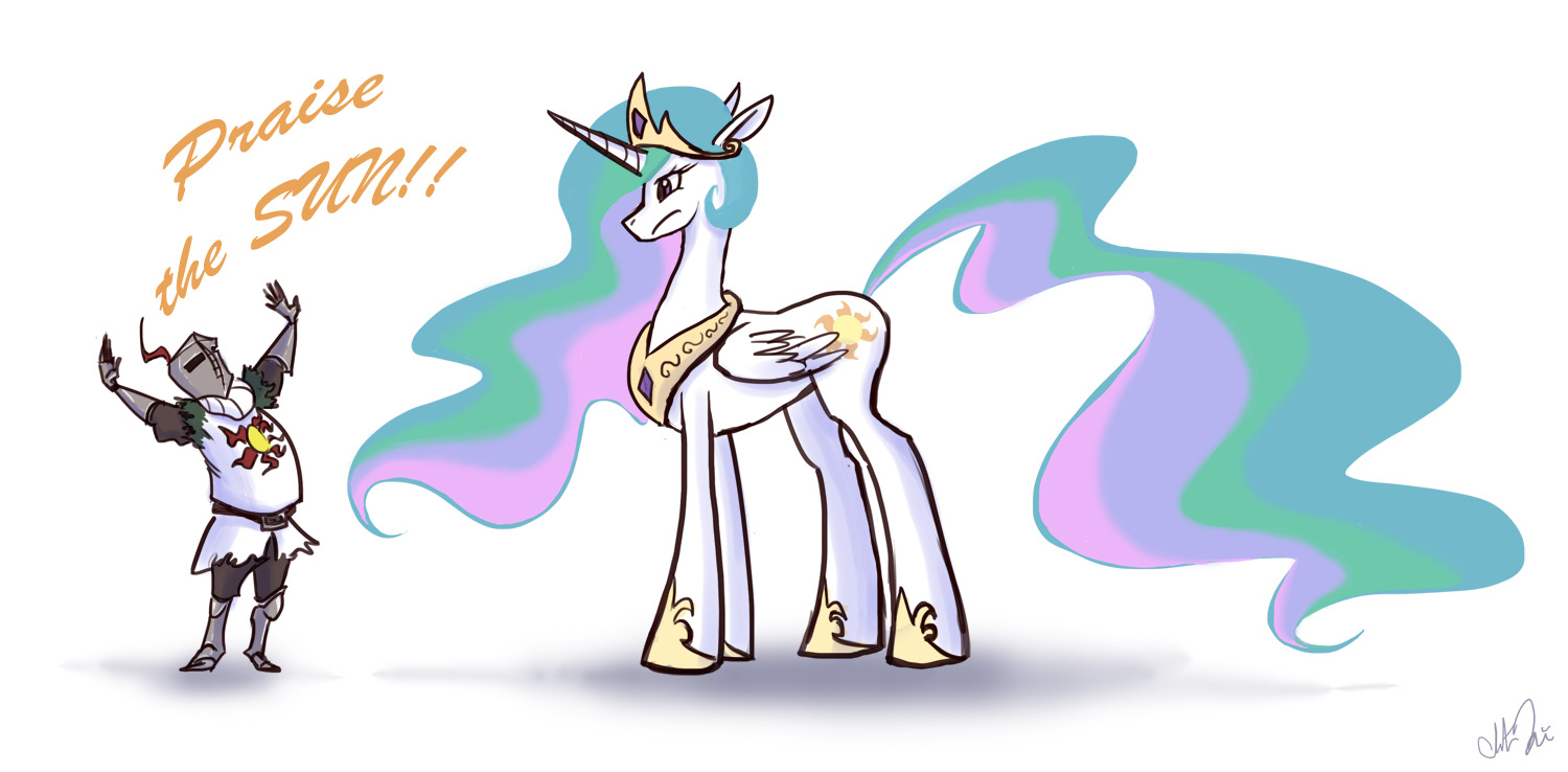 Dark Souls + Ponies, it had to happen sooner or later...