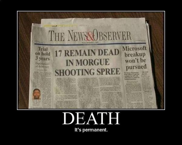 Death is Permanent