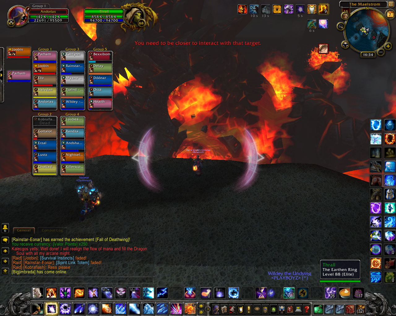 Deathwing is about to fall deep into the Maelstrom