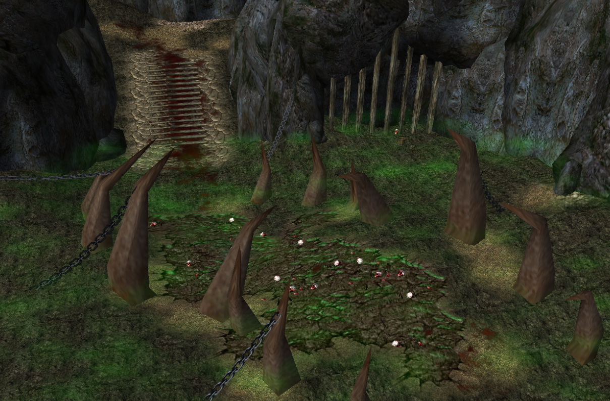 Deep in a secret passage a beast lies dead after years of tormented imprisonment.