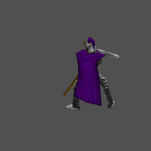 Defensive stance anim
