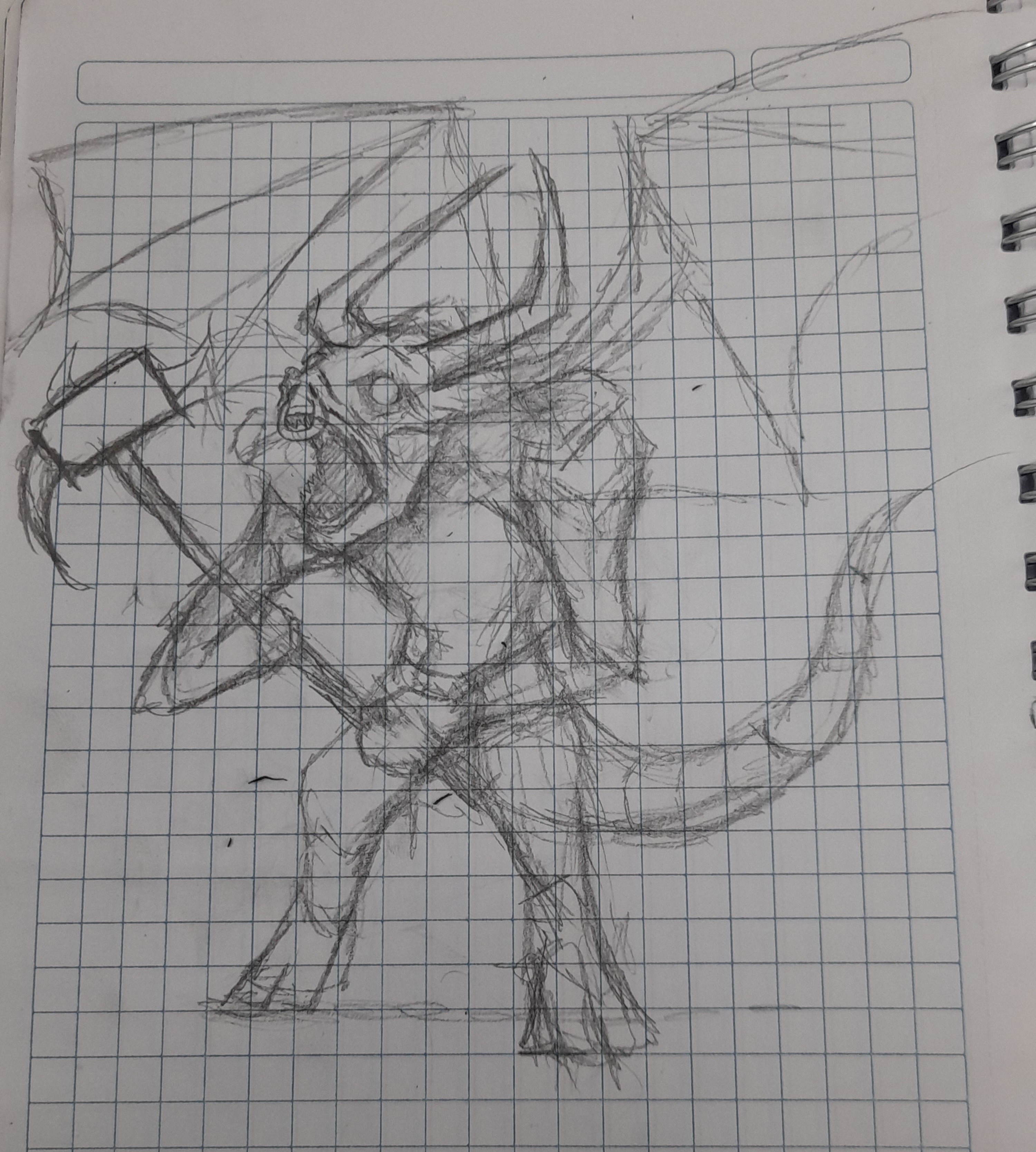 Demon Taskmaster Sketch