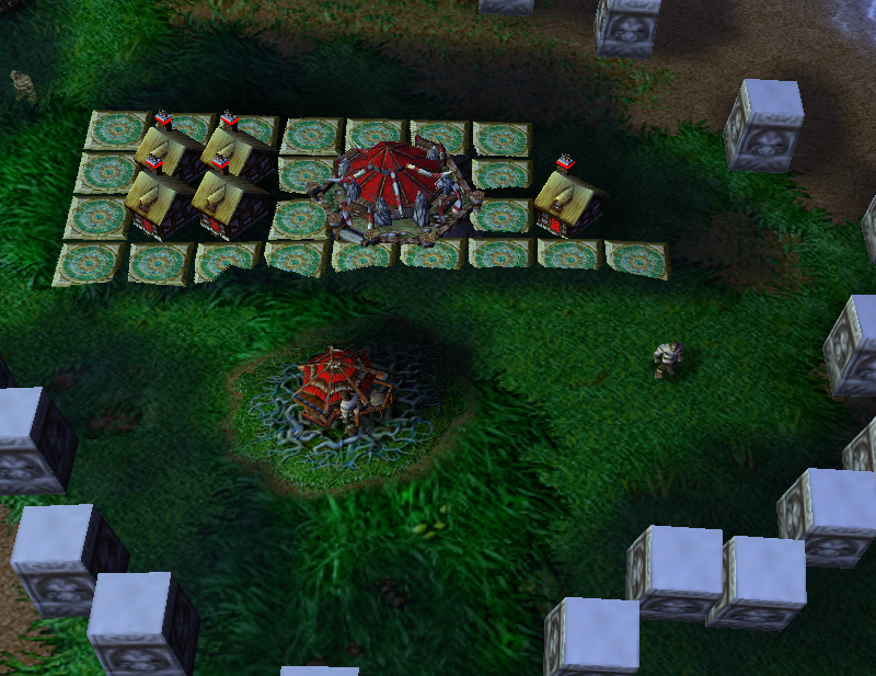 Demonstration of the citizens building placement strategies.