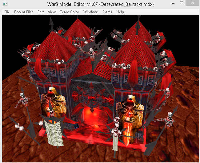 Desecrated Baracks