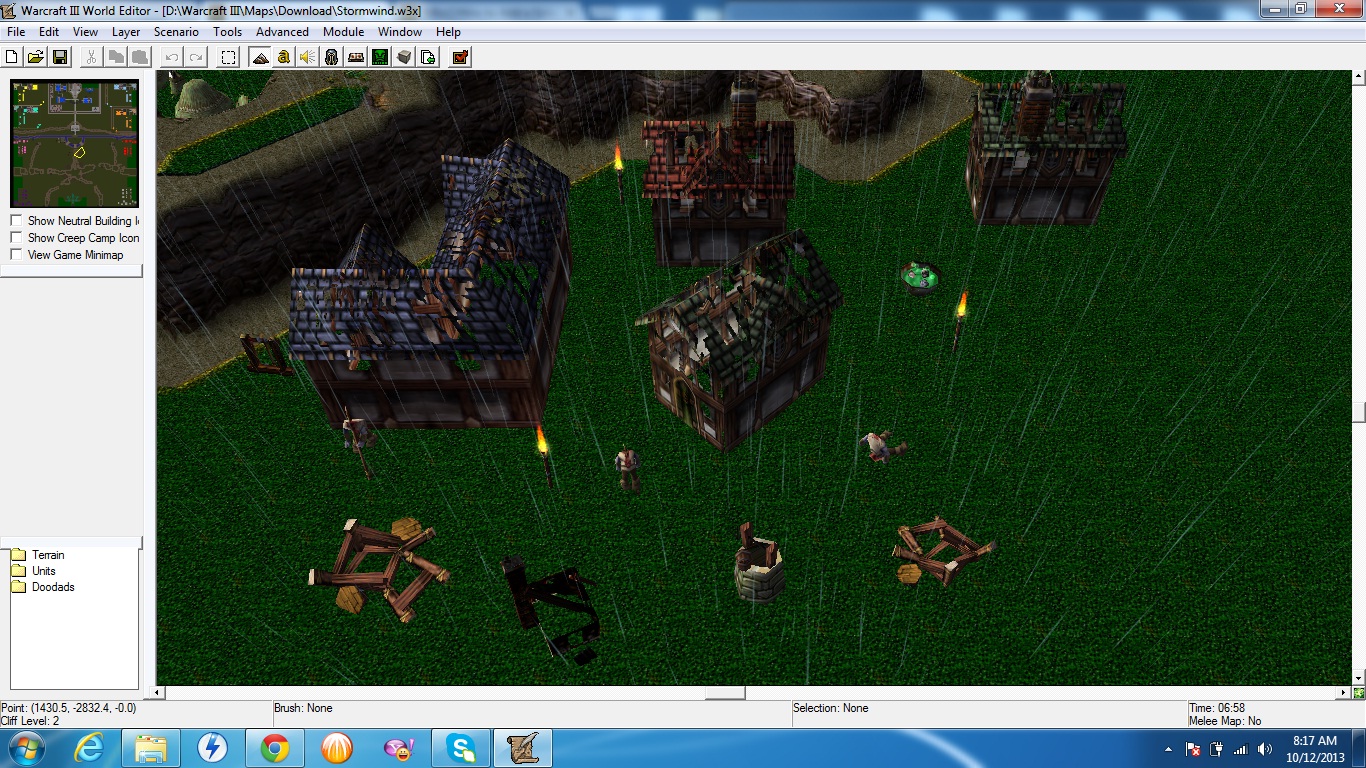 Devastated farmes.