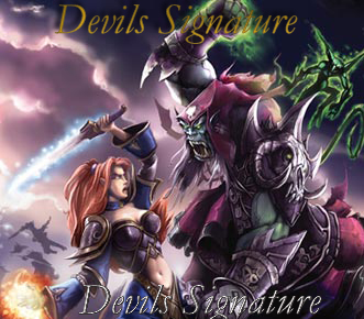 Devil Signature - nah i wanted to make Something like Bladetitans but no time for that my school starts in few days :(