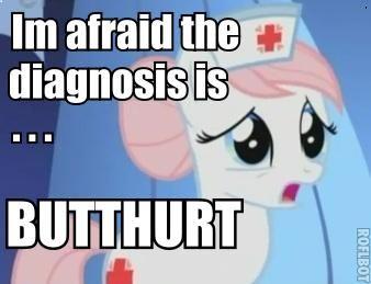 diagnosis butthurt