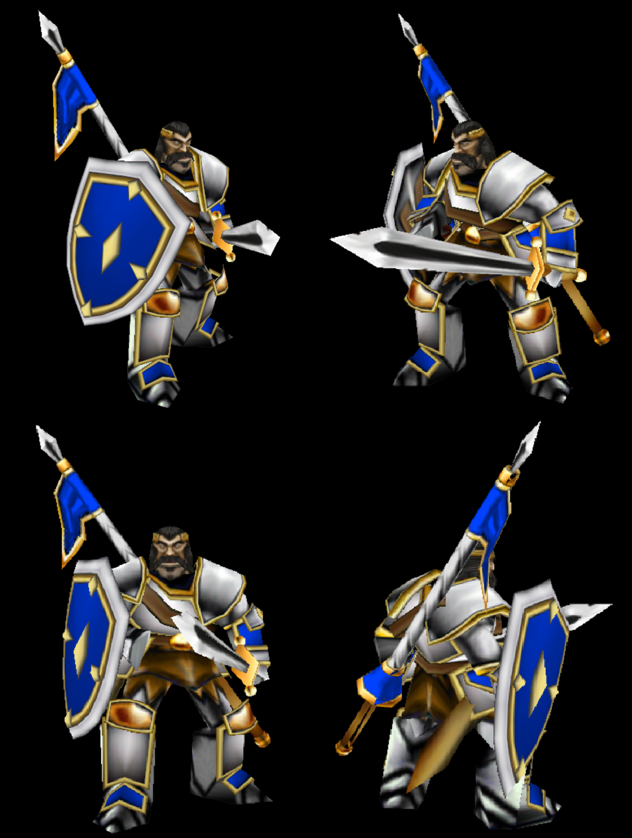 dismounted knight