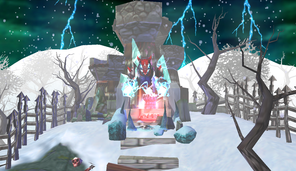 "Distant Thunder"

Far away in the cold mountains of Northern Glades strange event took place. At the mage guild of old, now abandoned, something wa